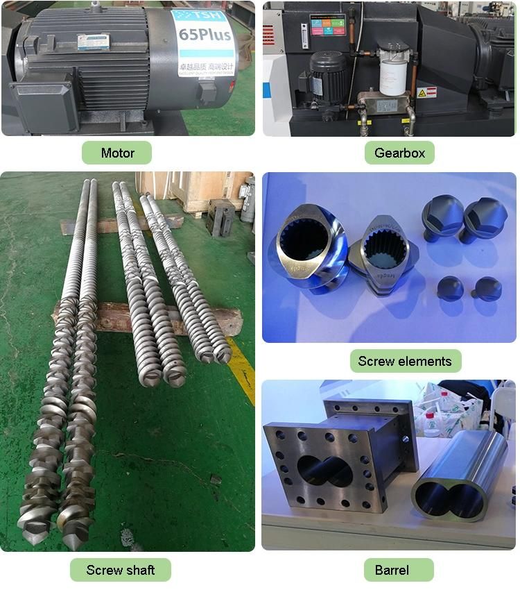 Tsh-75 Compounding Parallel Double Screw Plastic Extruder