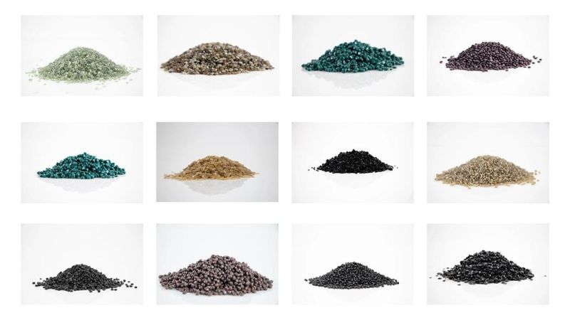 Plastic Granule Raw Material Machine for HDPE Bucket Flakes