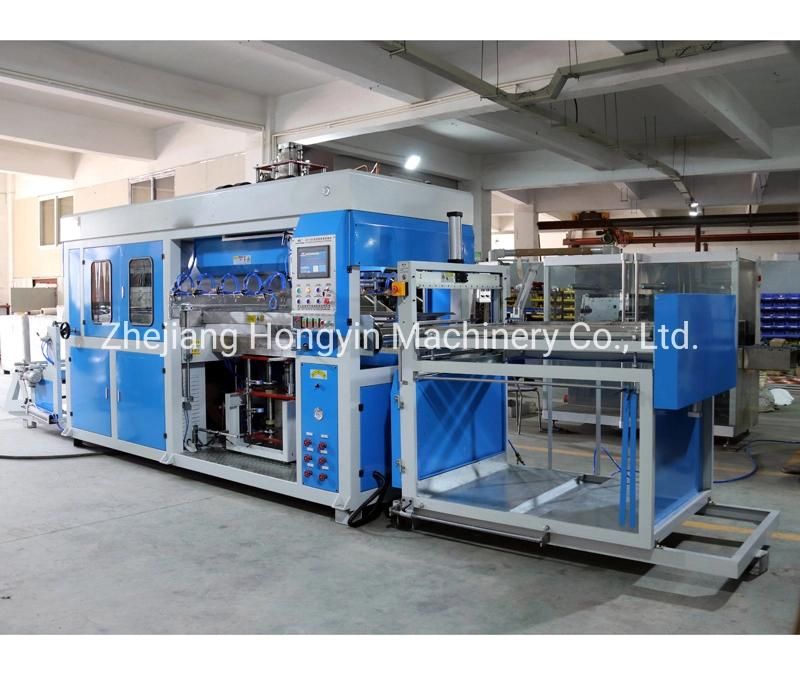 Automatic Plastic Disposable Tray/Box/Food Package Container Blister Forming Machine Full Automatic Plastic Egg Tray/Lids/ Hinged Box Vacuum Forming Machine