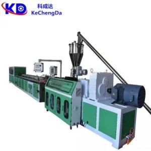 China Wood Plastic Composite Decking / WPC Decking Boards Extrusion Production Line Making ...