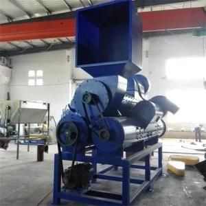 3000kg/H Capacity Pet/ HDPE / PP Bottle Three Shaft Label Remover