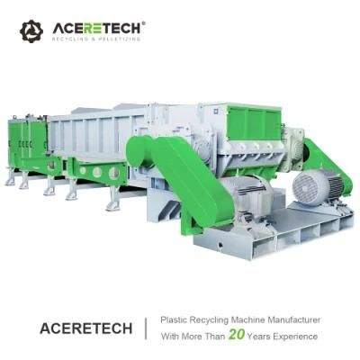 High Speed Plastic Lumper Rubber Shredder with Solid Knife