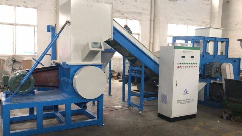 500kg Pet Bottle Flakes Crushing Washing Recycling Machine