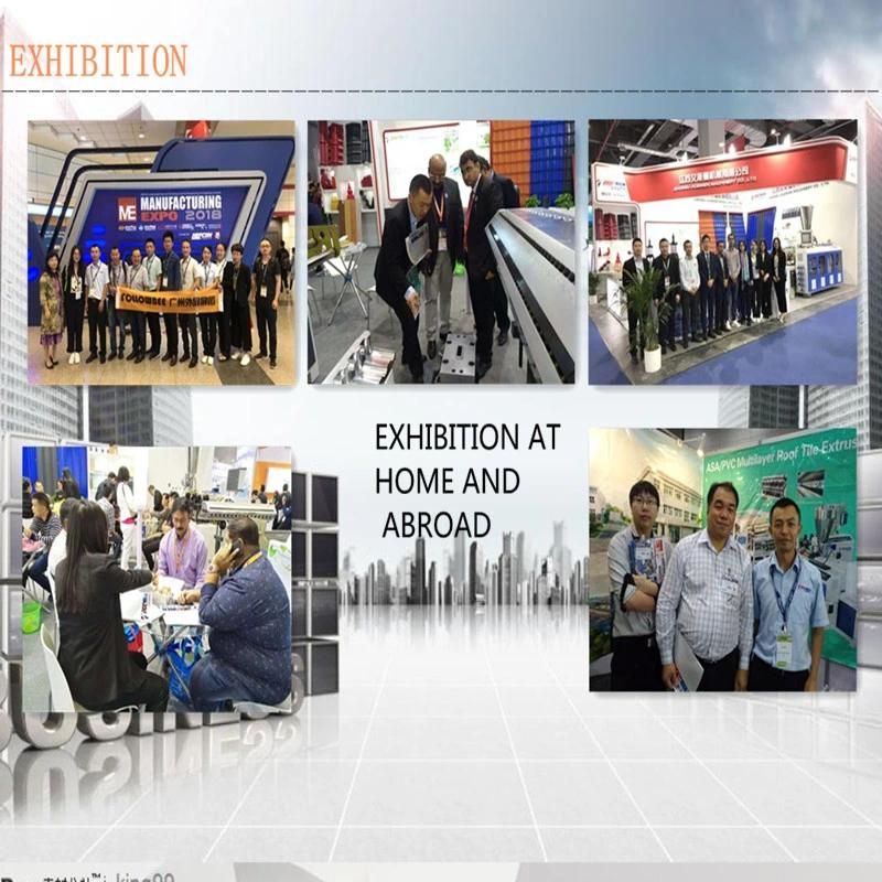 PVC/PMMA/ASA Glazed Roof Tile Making Machine Glazed Tile Extrusion Line