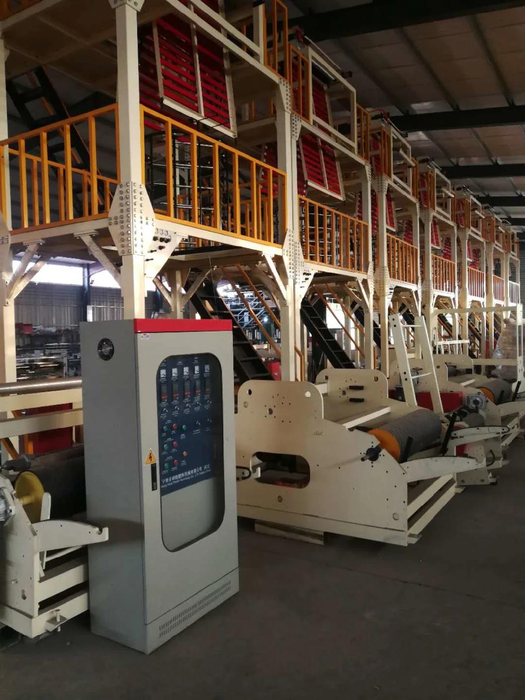 Dual Head Plastic Film Blowing Machine (70kg/h output) Chsj--2A