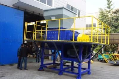 Cabbage/ CNC/ Wood Pallet Shavings Shredder/Two Shaft Shredder Wood Plastic Paper Shredder ...