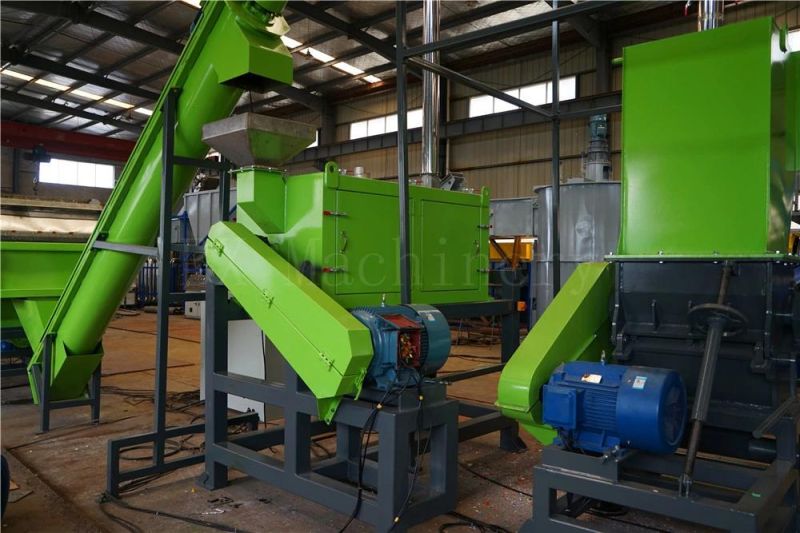 PE Mulching Film Washing Line / PP Woven Plastic Bags Washing Machine