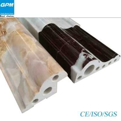 PVC Artificial Marble Interior Decoration Proflie Extrusion Line