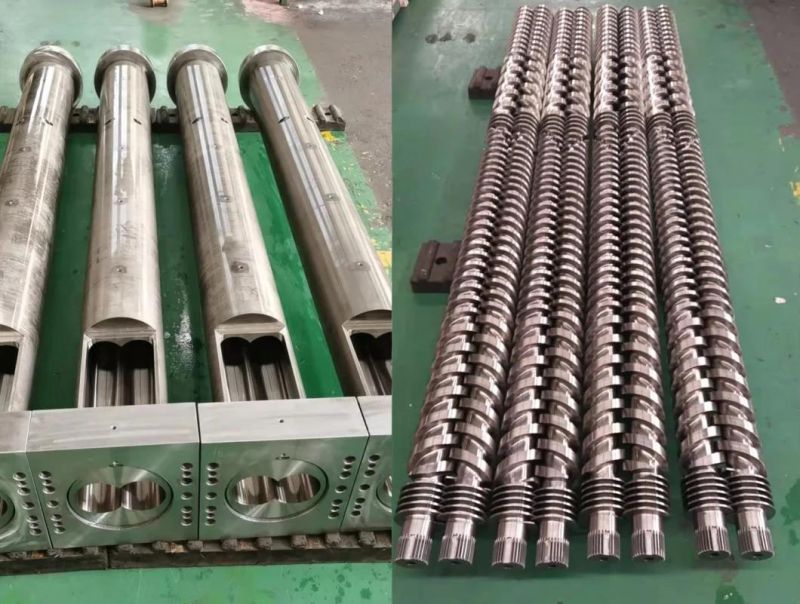 Parallel Double Screw and Barrel Two Screws