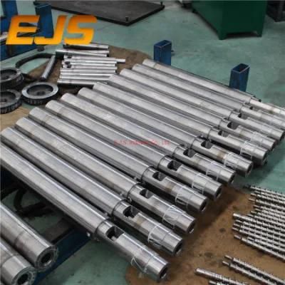 Bimetallic or Nitrided Screw Barrel for Injection Molding Machines