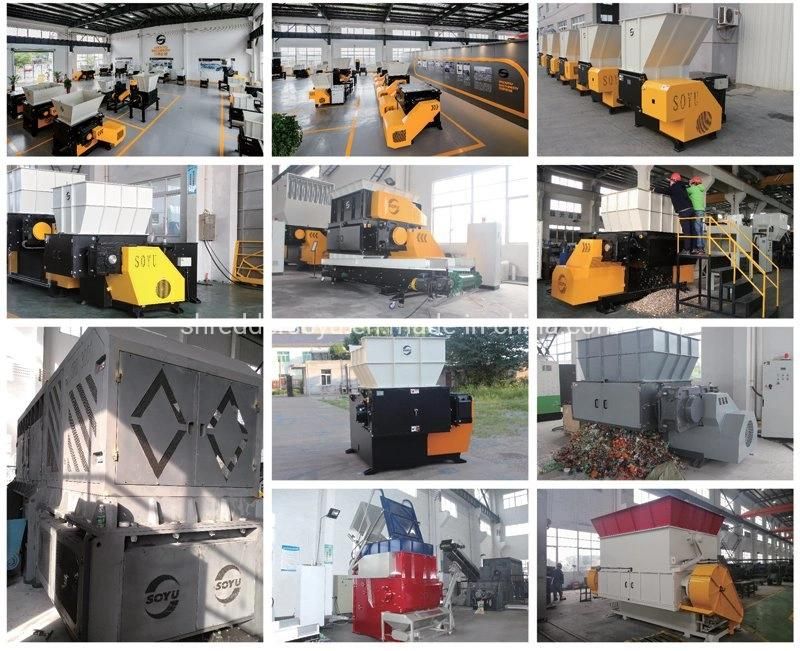 China Single Shaft Shredder for Plastic/ Wood/Metal/Waste/Glass Shredder