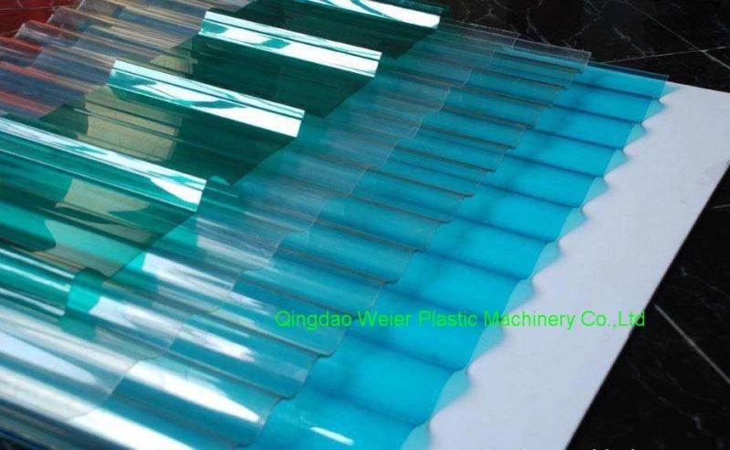 Transparent Plastic PLA APET PETG Cpet Packing Sheet Extrusion Line