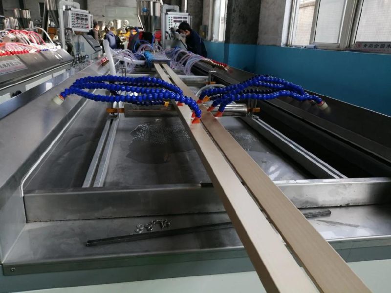PVC Add Wood Composite Machine WPC Door Casing Frame Making Machine