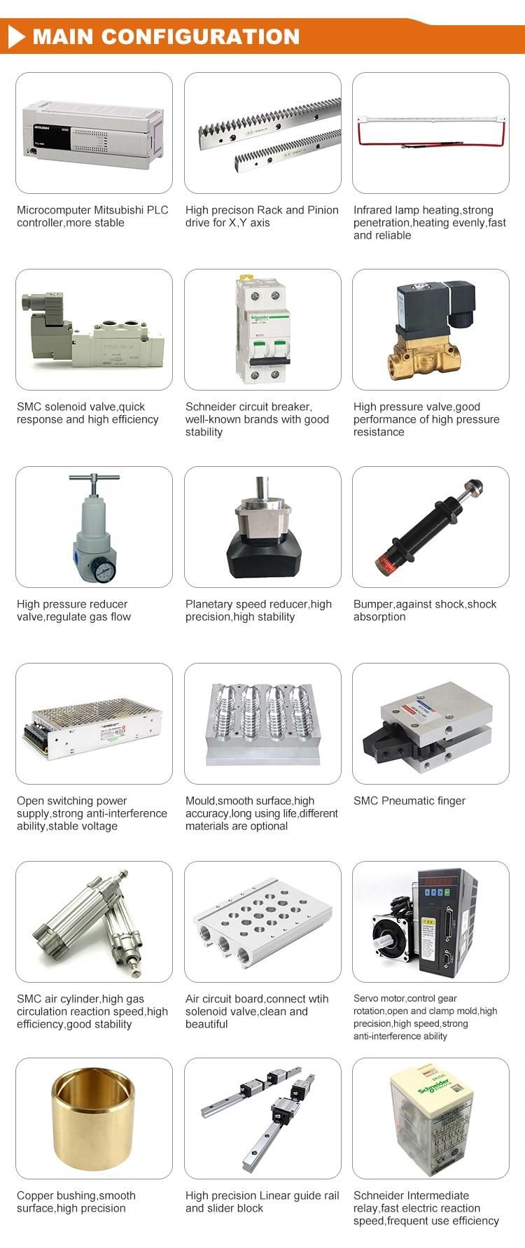 Q3000 Linear Bottle Blowing Machine with Low Maintenance Cost