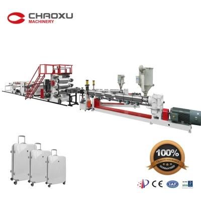100% PC Plastic Extruder Screw Suitcase Luggage Making Machine