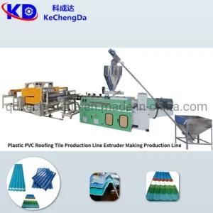 Plastic Making Machine/PVC Glazed Tile Production Line/PVC Corrugated Roofing Equipment