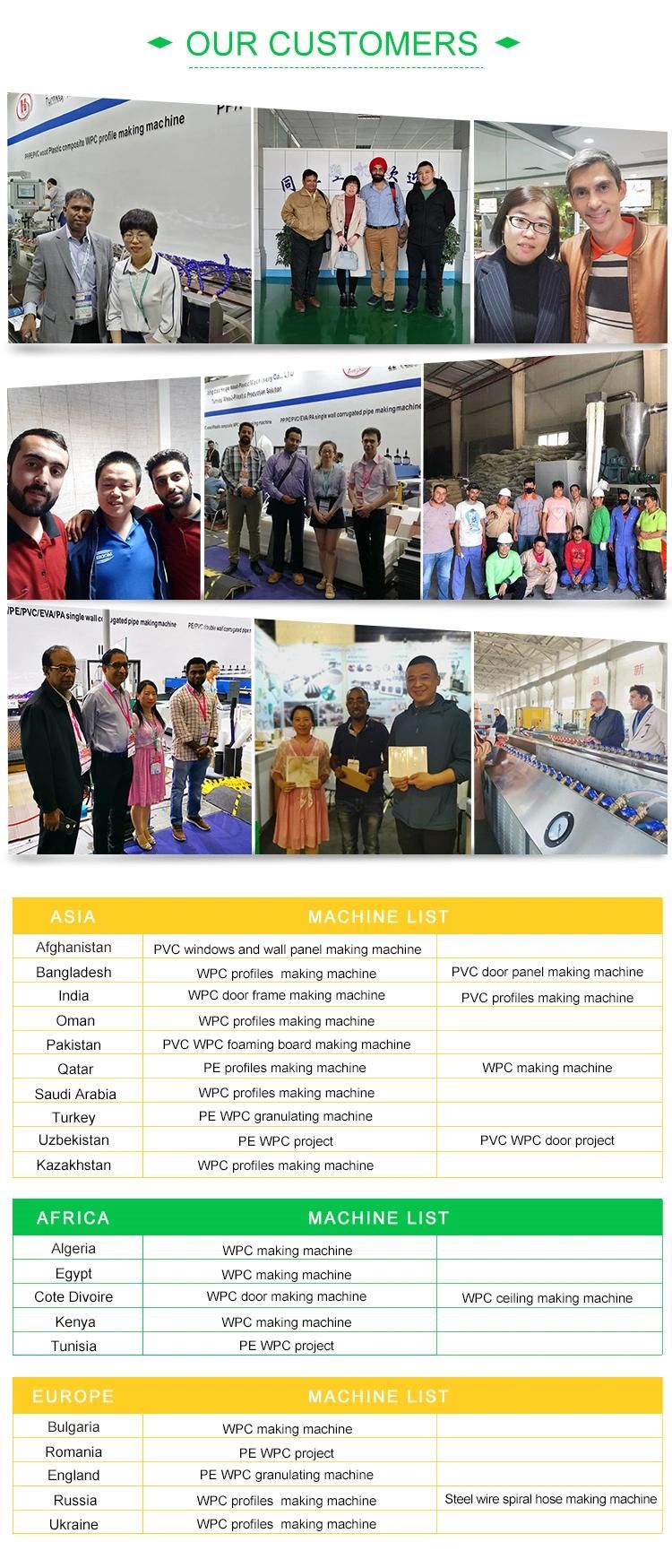 WPC Machine Wood Plastic Composite WPC Wall Panel Extrusion Machine