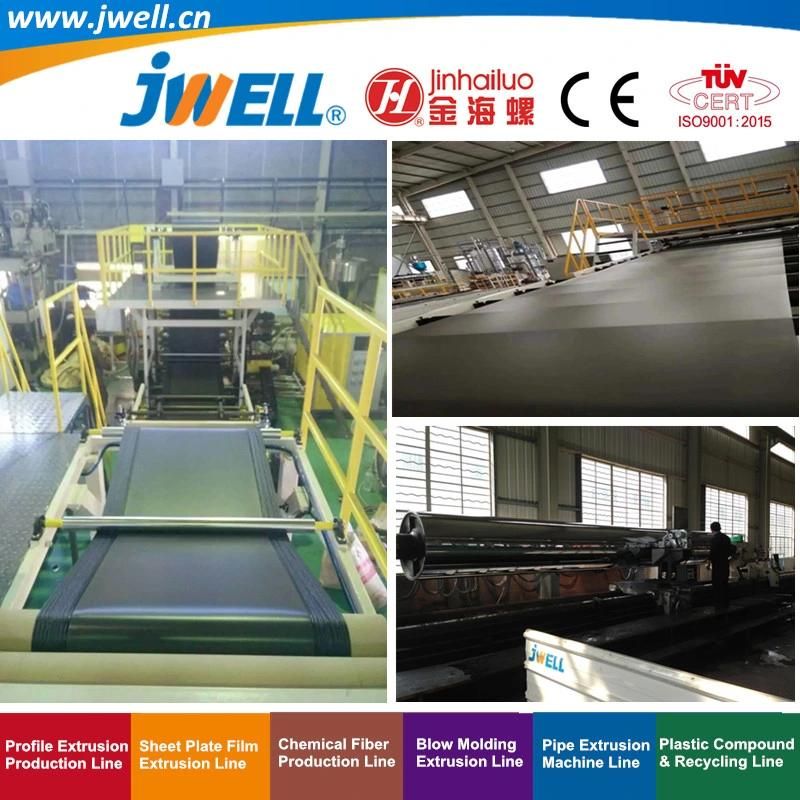 Jwell-Tpo PP Plastic Composite|Skin Leather Sheet Recycling Agricultural Making Extrusion Machine for Automobile Application Series (2)