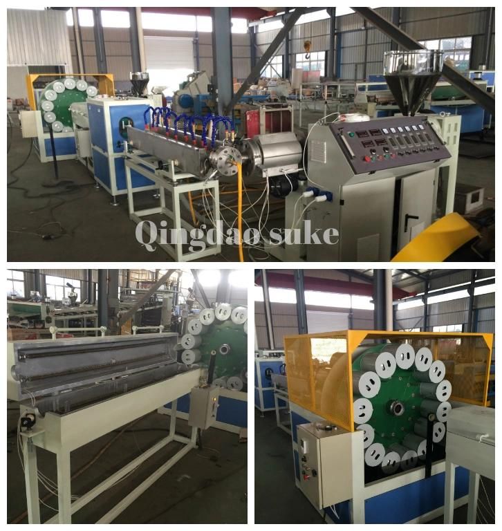 PVC Fiber Reinforced Pipe Making Extrusion Machine Line