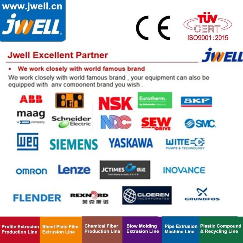 Jwell-PVC|Tpo|Poe Plastic Leather Sheet Recycling Agricultural Making Extruder Machine for Automobile Application Series (5)
