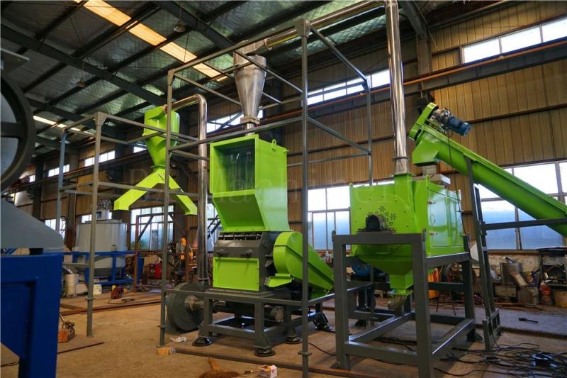 Automatic Waste Plastic Shopping Bags Bottles Crushing Washing and Recycling Machine /Granulating Machines/Pelletizing Line/Film Extrusion M/Pipe Extruder