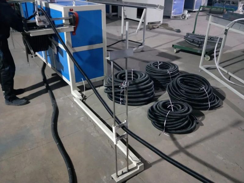 16-50mm PE Corrugated Pipe Machine