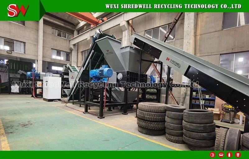 Whole Tire Cutter Equipment for Scrap Tyre Recycling Line