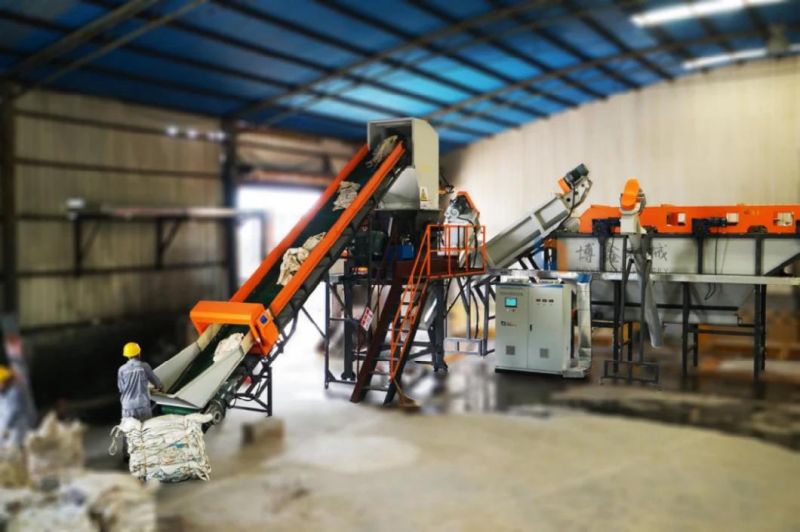 Made in China Waste Plastic Bag Shredder Recycling Machines with Support Customization