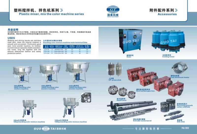 Water Cooling Plastic Recycling Granulator Pelletizer