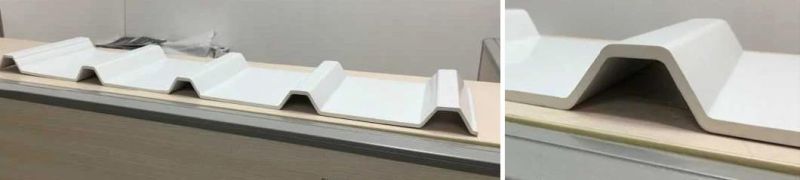 Plastic PVC Wave/Corrugated/Trapezoid Hollow Sheet/Board Extrusion Machine