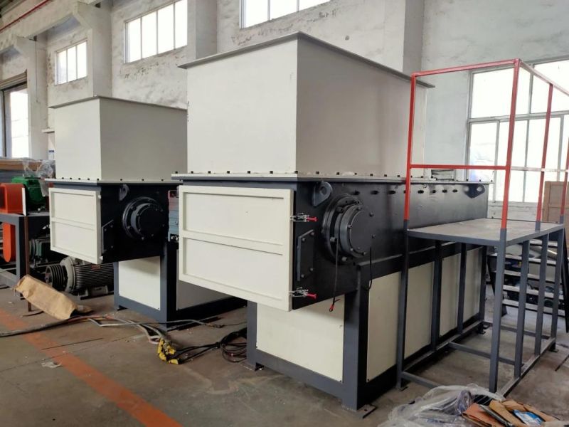 1000kg/H HDPE PP Lump Pipe Hard Plastic Single Shaft Shredder