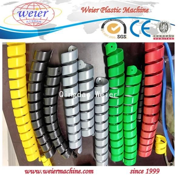 Hydraulic Hose Pipe Plastic Spiral Hose Protector Sleeve Production Line Making Machine
