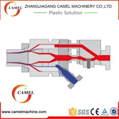 PVC Foam Core Pipe Extrusion Line Double Screw Plastic Extruder