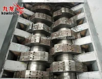 Replaceable Blades Double Shaft Industrial Heavy Shredder