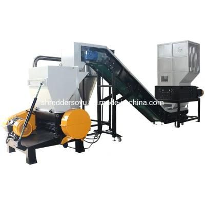 Four Shaft Rubber Plastic Recycling Industrial Shredder