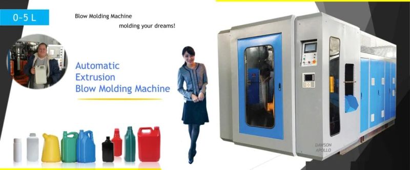 5L Lubricant Bottles Blow Molding Machine with Auto Deflashing