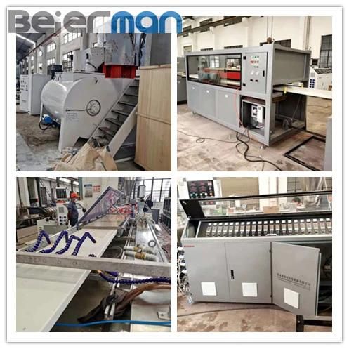 Sjsz51/105 Sjsz55/120 Double Screw Extrusion 12-32mm Two Cavity PVC UPVC Pipe Production Line 2 Cavity Moulds Customized with ABB Inverter Siemens Motor