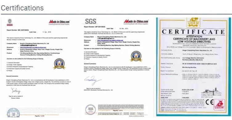 ABA Plastic Film Blowing Machine with SGS Approval