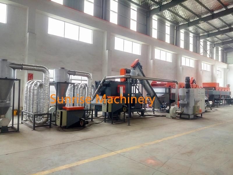 Waste Plastic Agricultural LDPE Film Shopping Bag Washing Recycling Line