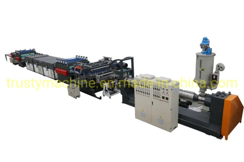 Sj-120/36 PP PE PC Hollow Sheet/Grid/Plate/Board/Extrusion Line Machine