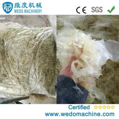 PP PE Bottle Flakes Recycling System with Hot Washer