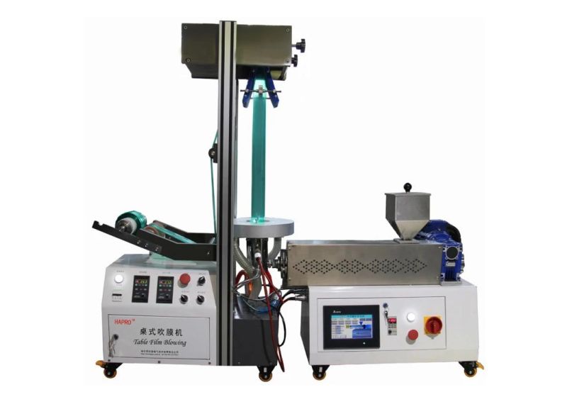 Conical Twin Screw Extrusion Test Unit with Torque Measurement System in Laboratory