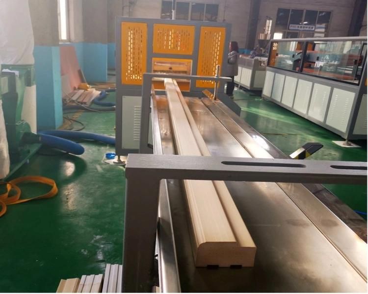 PP PE PVC Wood Machine WPC Profile Extrusion Line