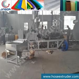 80/156 Conical Twin Screw PVC Granule Pellletizing Extruder Machine Line