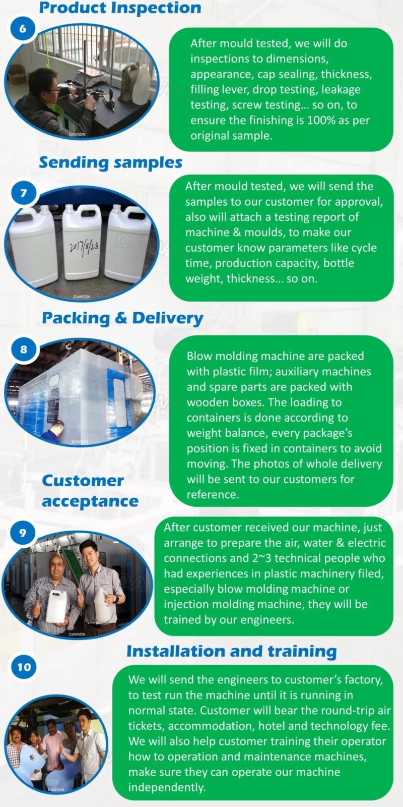 Yogurt Jerry Can Automatic Extrusion Blow Molding Machine