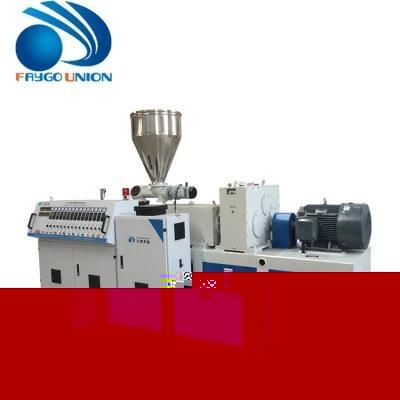 High Output and Steady Sjsz Series Conical Twin Screw Extruder