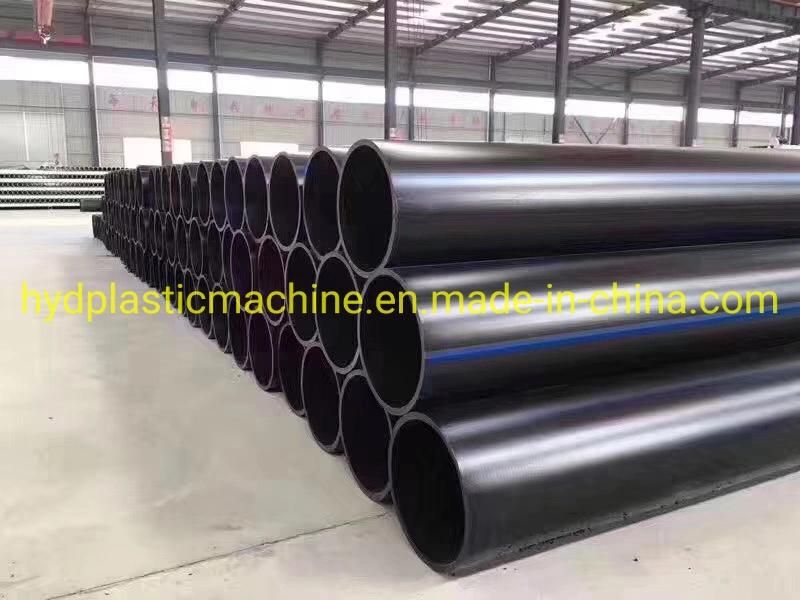 HDPE Water Supply Pipe Extrusion Machine / Production Line 75-250 mm