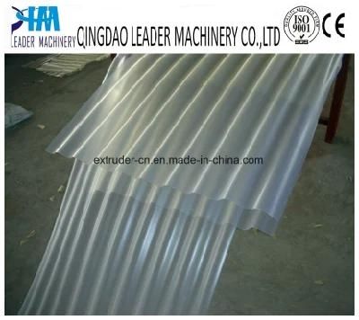 UV Resistance Corrugated Roofing PVC Plastic Plate Extrusion Machine
