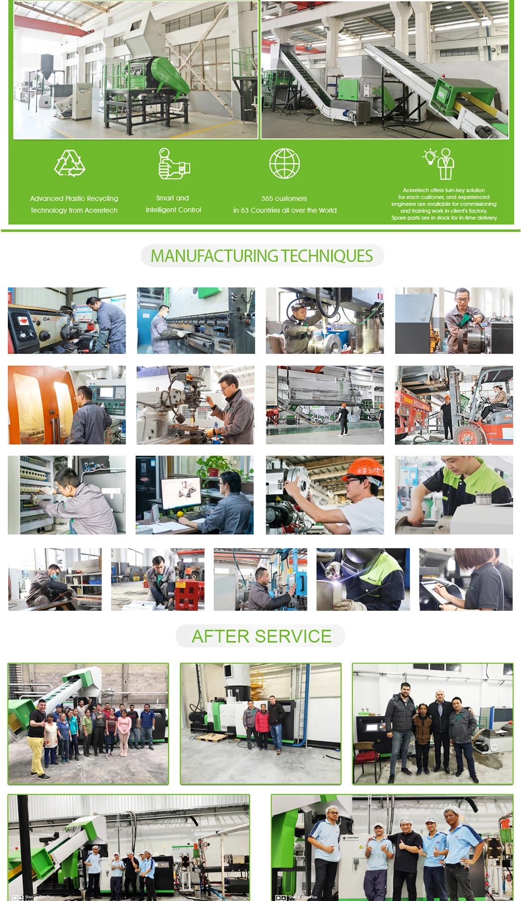 Plastic Recycling Manufacture Waste Plastic Recycling and PVC Plastic Pelletizer