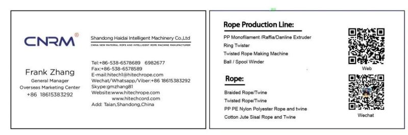 Plastic PP Rope Yarn Plastic Extruder Machine